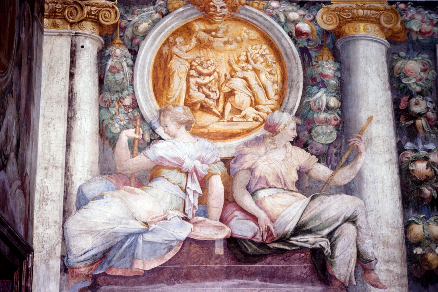 Perin del Vaga - 152, Calliope e Euterpe, Castel Sant'Angelo, Roma
